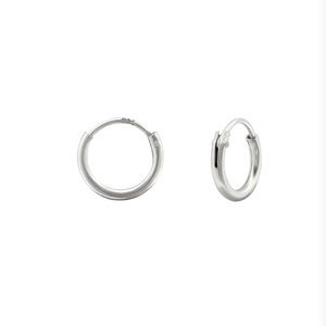 Mini Silver Huggie Hoops